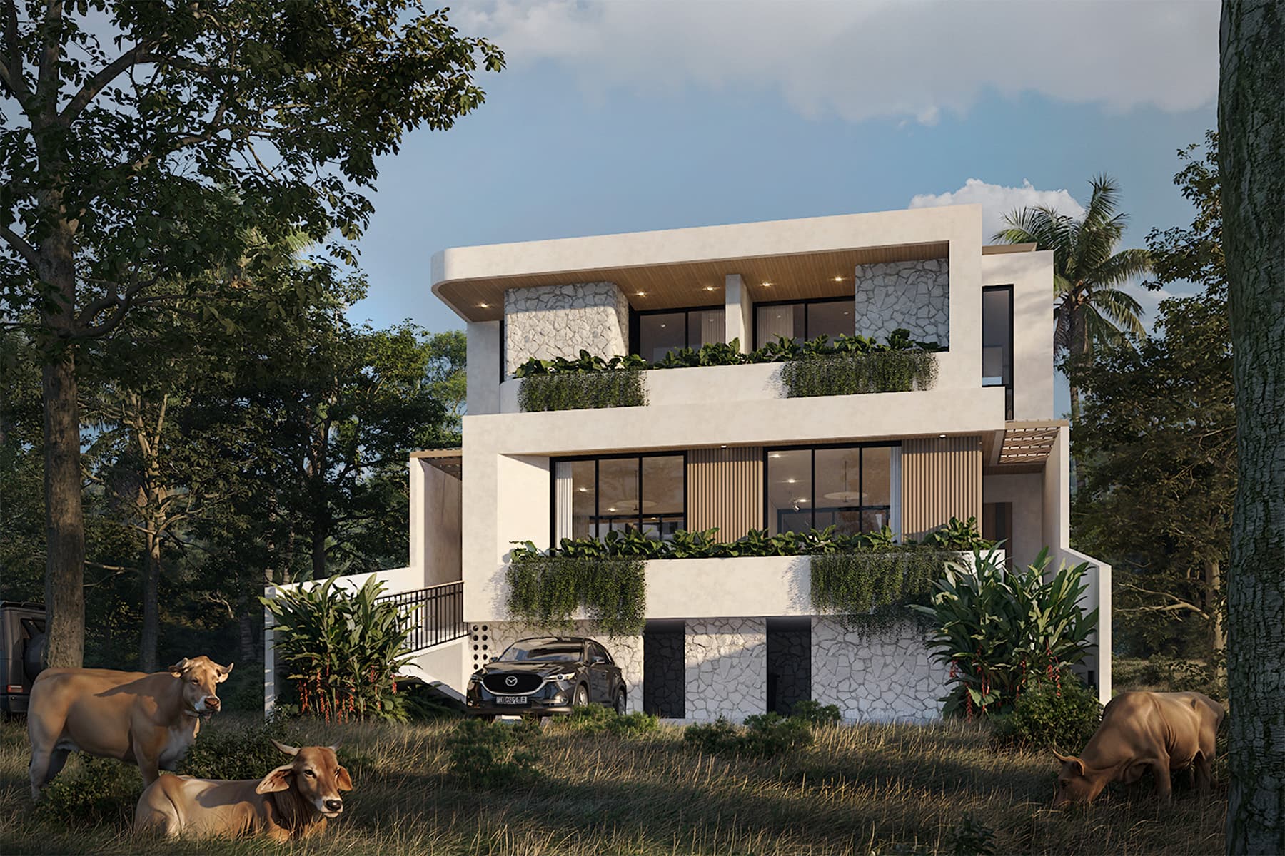 C VILLA - BINGIN in Bingin, Badung - Bali (2024) - Cover image - Architecture project by Atelier W AR E