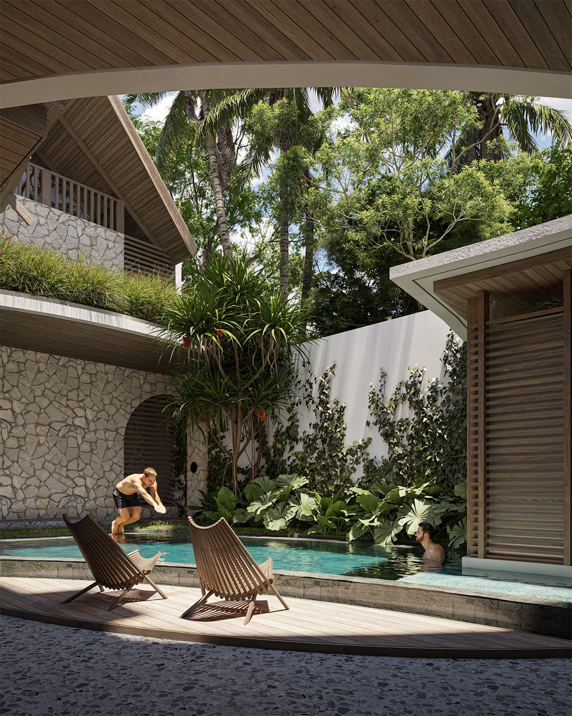 BRND GUEST HOUSE in Ungasan, Badung - Bali (2025) - Gallery image 5 - Architecture project by Atelier W AR E